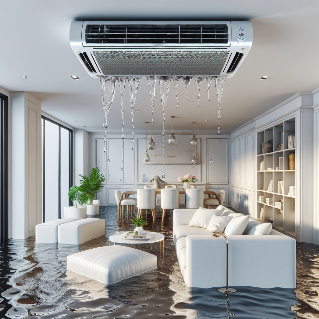 Home damaged by air condinioning flood